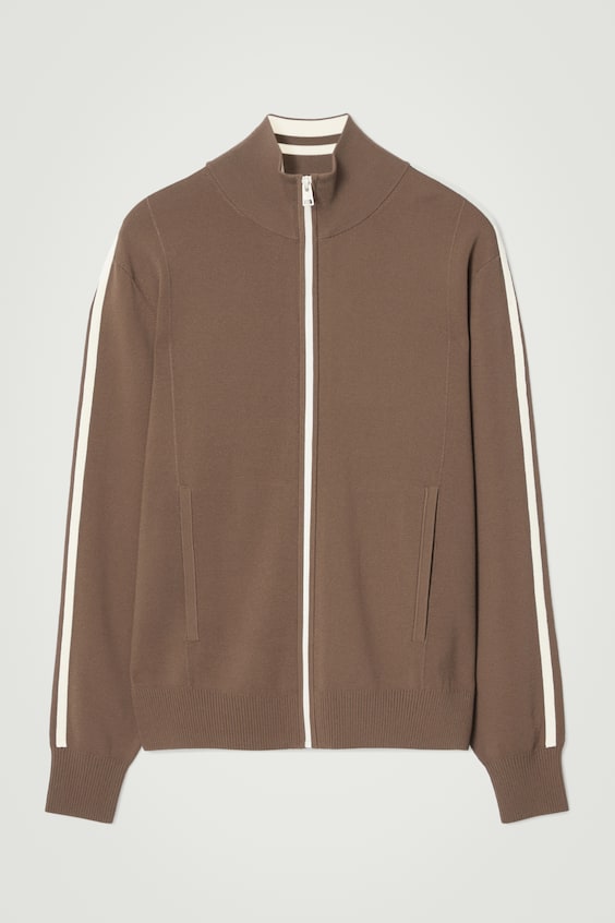 HM STRICK-TRAININGSJACKE MIT KONTRASTSTREIFEN Exklusive Angebote