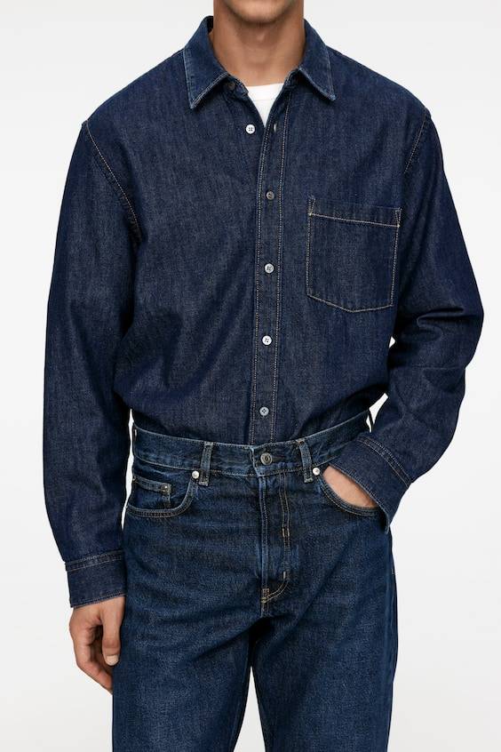 HM Legeres Jeanshemd VIP-Rabatte