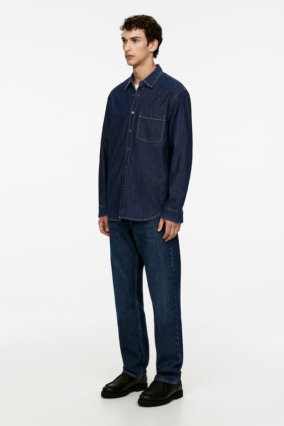 HM Legeres Jeanshemd VIP-Rabatte