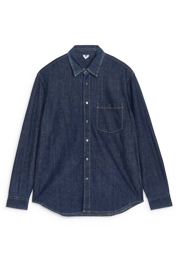 HM Legeres Jeanshemd VIP-Rabatte