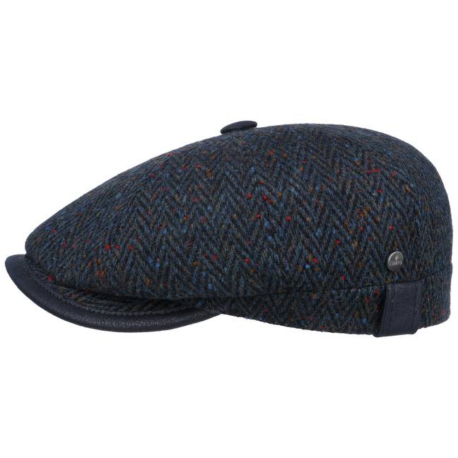 Lierys Beltrino Herringbone Flatcap VIP-Rabatte