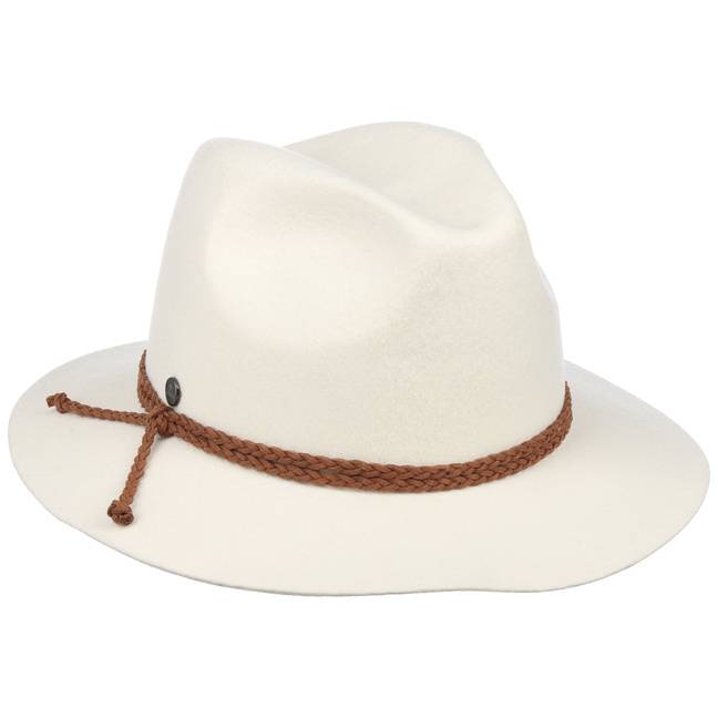 Lierys White Traveller Wollhut mit Lederband VIP-Rabatte