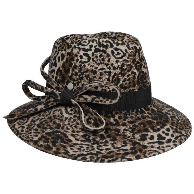 Lierys Schlapphut mit Leo-Print Wochenangebot