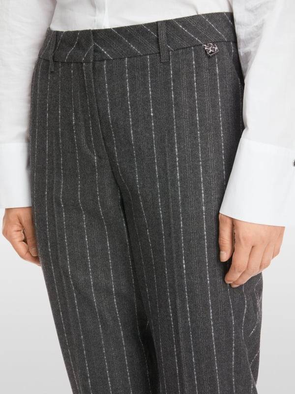 Marc Cain Gestreifte Hose Modell WASHINGTON Online Outlet