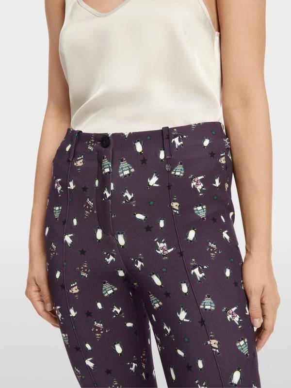 Marc Cain Hose mit Pinguin-Print - Modell SYDNEY VIP-Rabatte