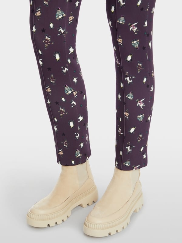 Marc Cain Hose mit Pinguin-Print - Modell SYDNEY VIP-Rabatte