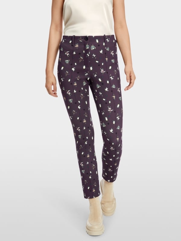 Marc Cain Hose mit Pinguin-Print - Modell SYDNEY VIP-Rabatte