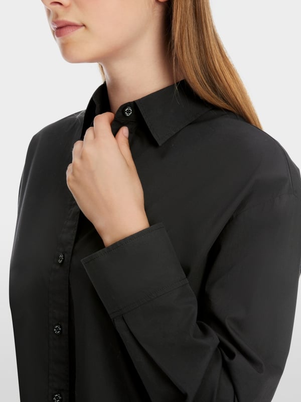 Marc Cain Bedruckte Hemdbluse "Rethink Together" Bis zu 50% Rabatt
