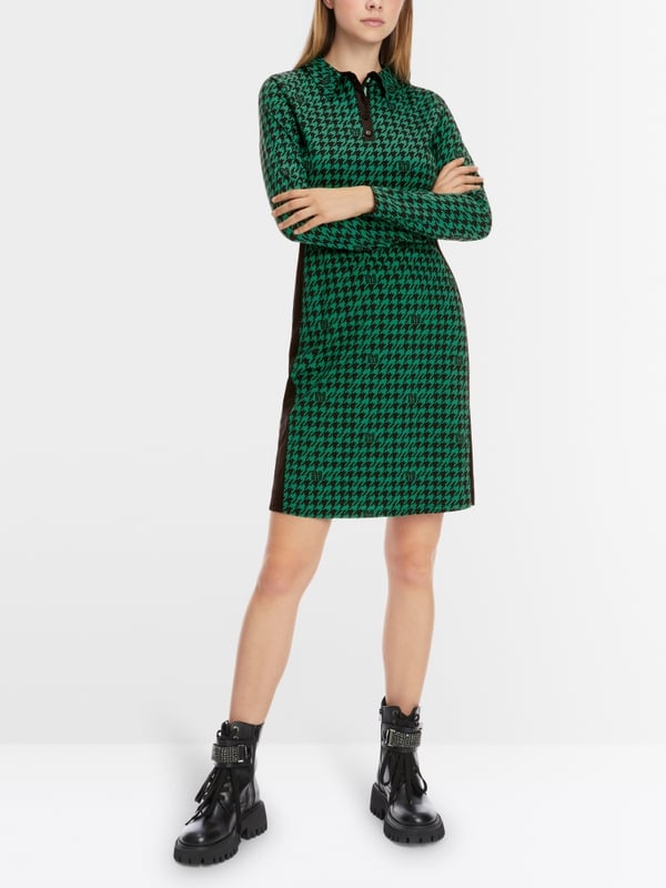 Marc Cain Sportives Hahnentritt-Kleid Bis zu 60% Rabatt