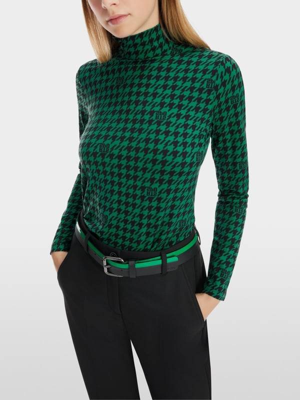 Marc Cain T-Shirt im Chickcheck-Dessin Bis zu 65% Rabatt