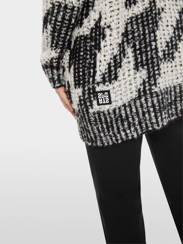 Marc Cain Chickcheck-Cardigan Knitted in Germany Discount Store für neue Produkte