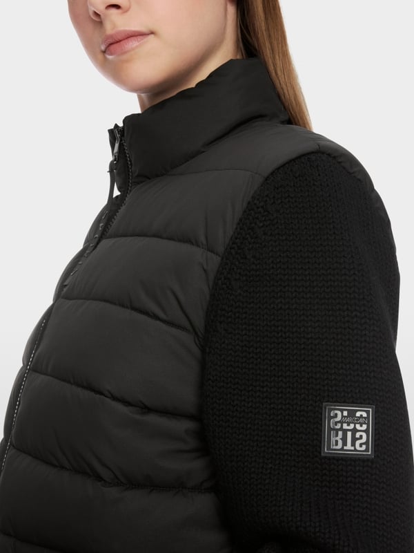 Marc Cain Material-Mix-Jacke "Rethink Together" 50% Rabatt für begrenzte Zeit