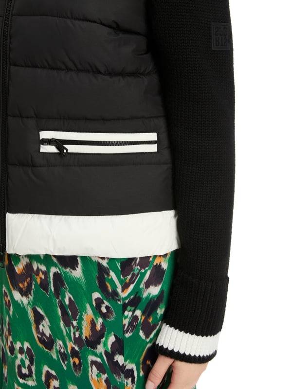 Marc Cain Material-Mix-Jacke "Rethink Together" 50% Rabatt für begrenzte Zeit