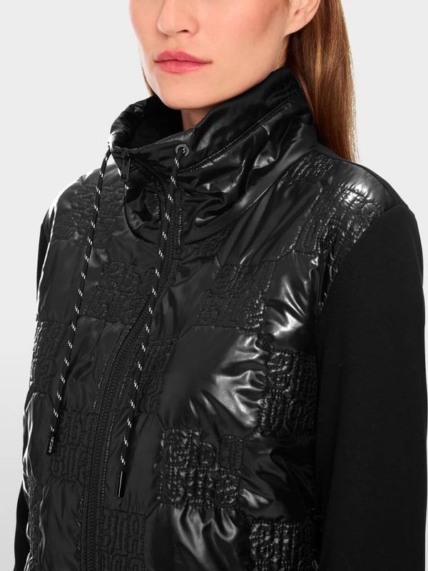 Marc Cain Wattierte Jacke mit gestepptem Oberstoff Fabrikpreis