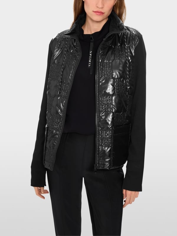 Marc Cain Wattierte Jacke mit gestepptem Oberstoff Fabrikpreis