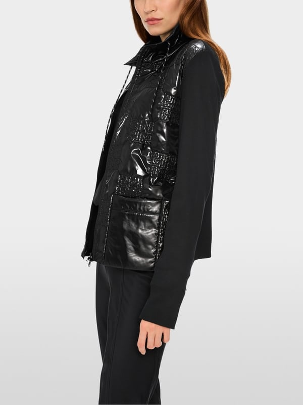 Marc Cain Wattierte Jacke mit gestepptem Oberstoff Fabrikpreis