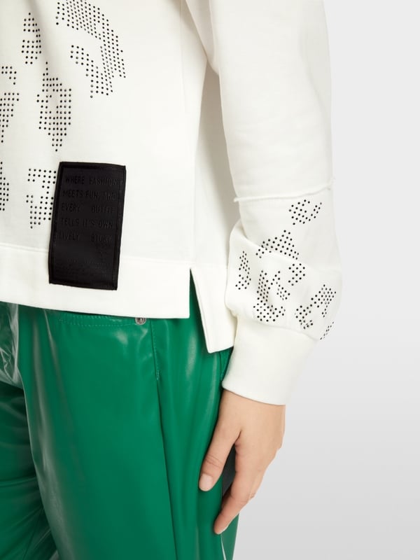 Marc Cain Sweatshirt im Muster-Mix Neueste Mode