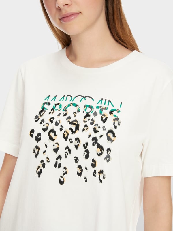 Marc Cain T-Shirt mit Greo-Print Exklusive Angebote