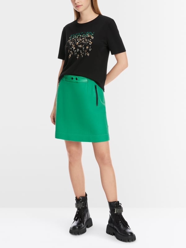 Marc Cain T-Shirt mit Greo-Print Blitzangebot