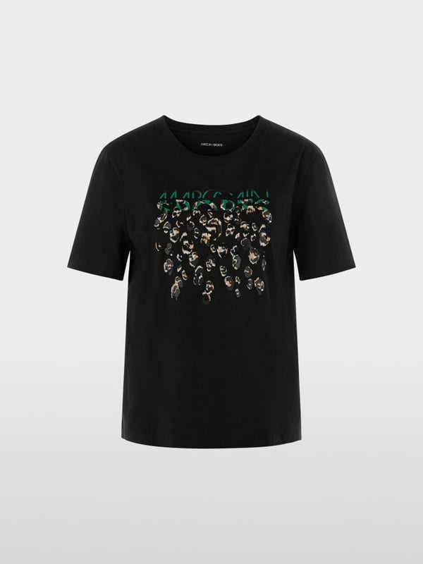 Marc Cain T-Shirt mit Greo-Print Blitzangebot