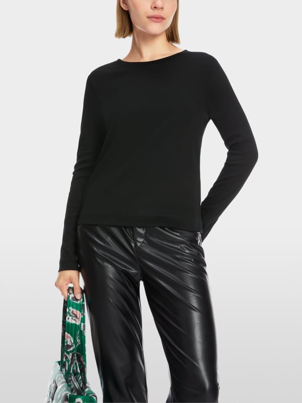 Marc Cain Figurnahes T-Shirt Sonderangebote