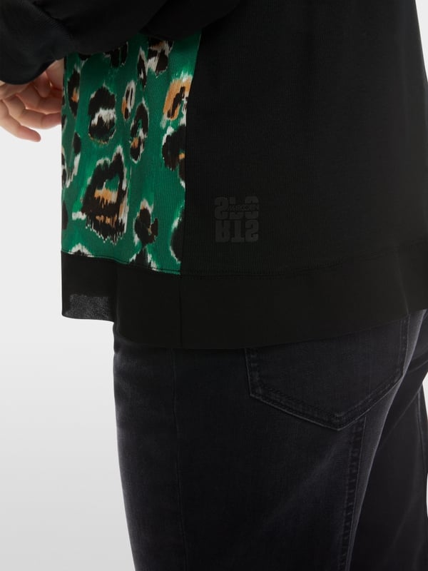 Marc Cain Bluse mit Greo-Print Super Sparpreis