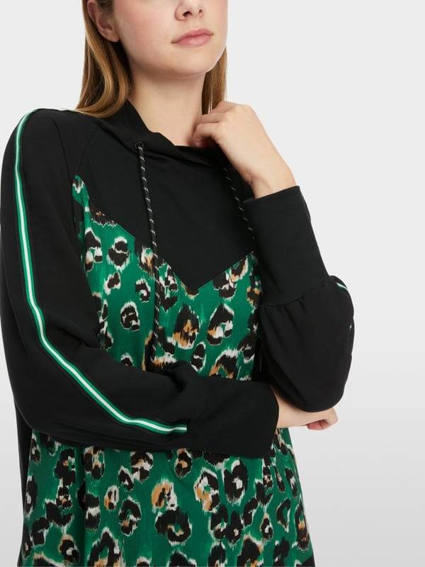 Marc Cain Bluse mit Greo-Print Super Sparpreis