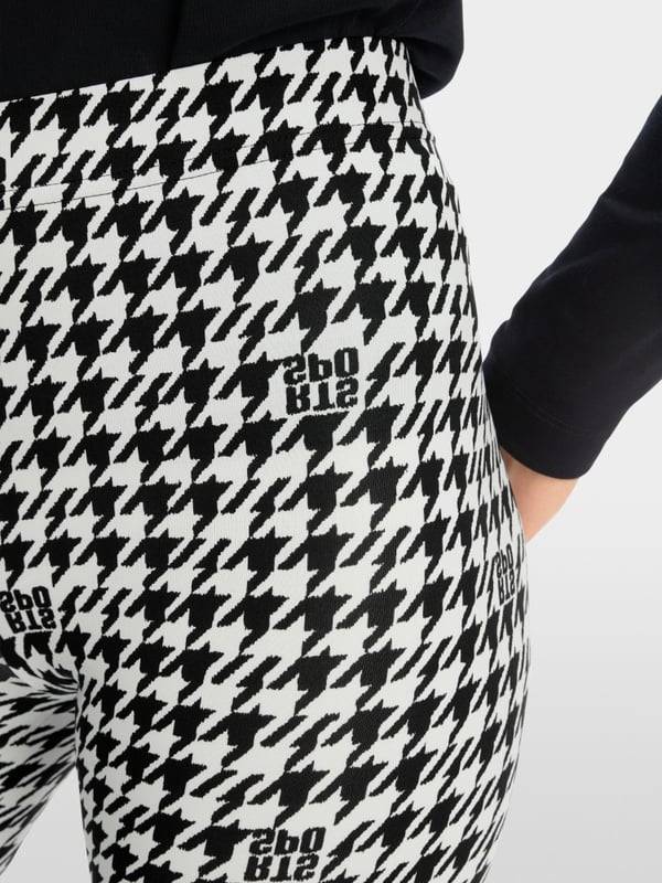 Marc Cain Chickcheck-Leggings aus Techno-Stretch Begrenzte Freigabe