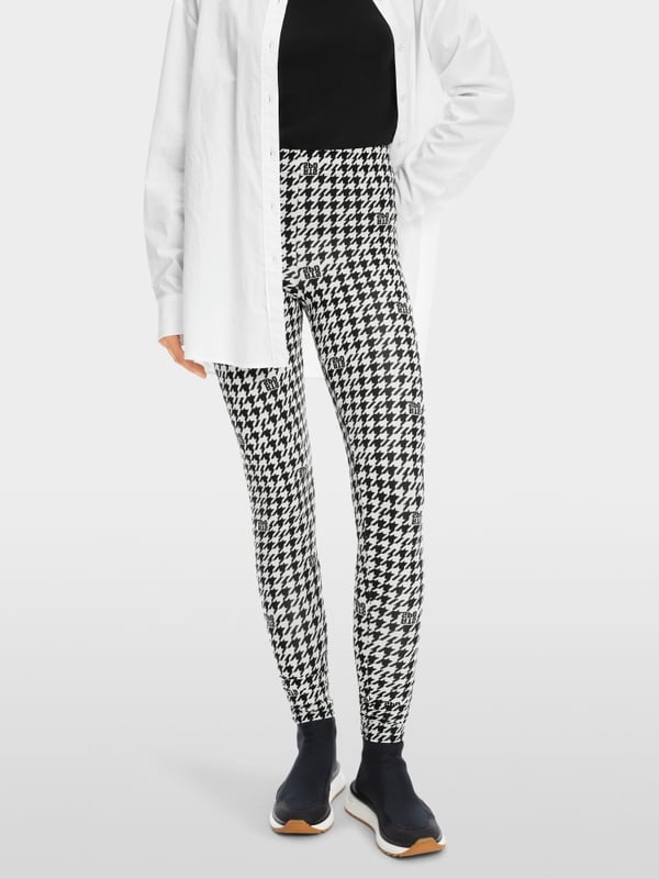 Marc Cain Chickcheck-Leggings aus Techno-Stretch Begrenzte Freigabe