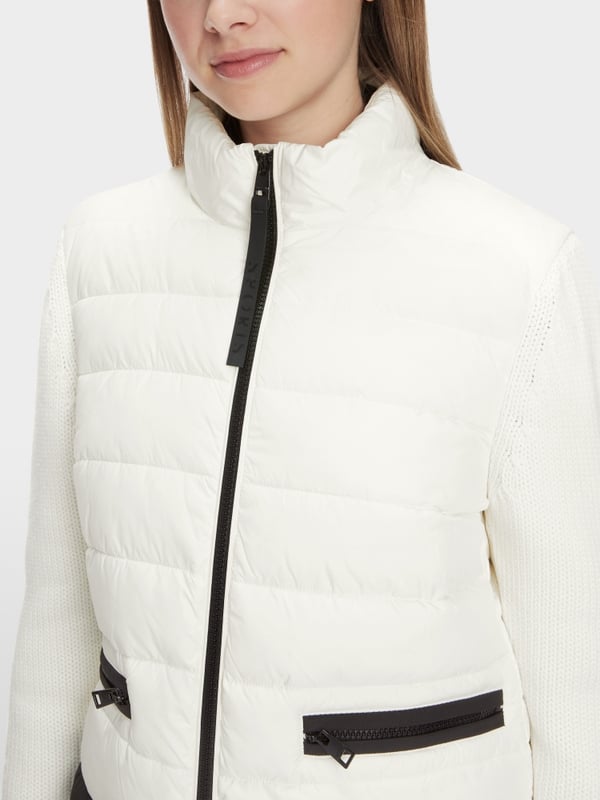 Marc Cain Material-Mix-Jacke "Rethink Together" Nur für heute