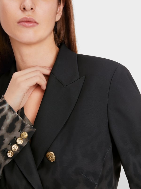 Marc Cain Blazer im Leo-Dessin Black Friday Preise