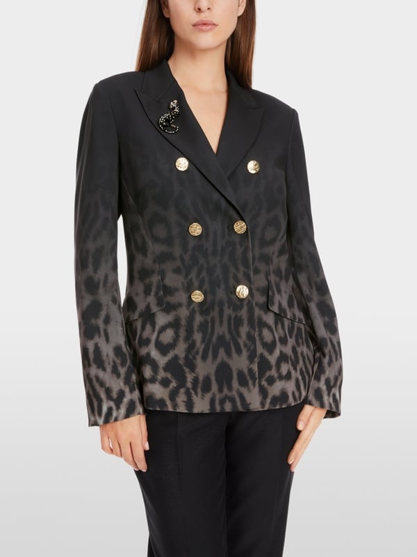 Marc Cain Blazer im Leo-Dessin Black Friday Preise