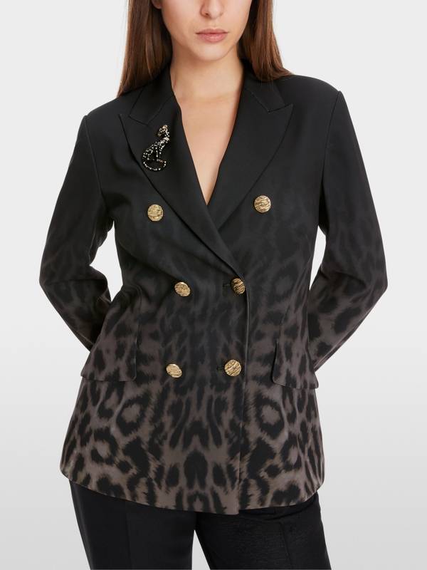 Marc Cain Blazer im Leo-Dessin Black Friday Preise