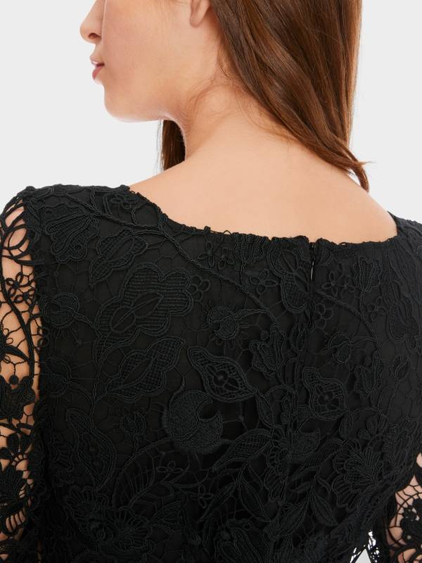 Marc Cain Edles Kleid aus Guipure-Spitze Großer Ausverkauf