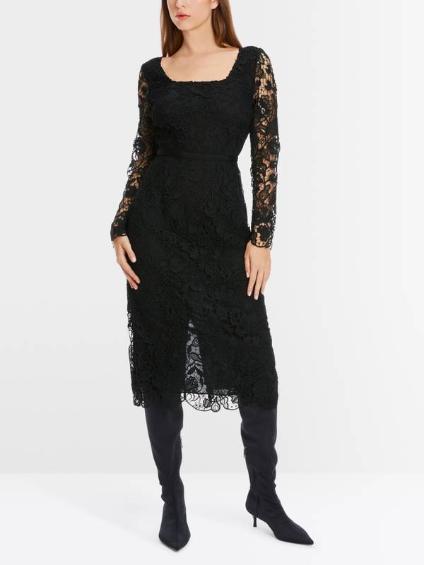 Marc Cain Edles Kleid aus Guipure-Spitze Großer Ausverkauf
