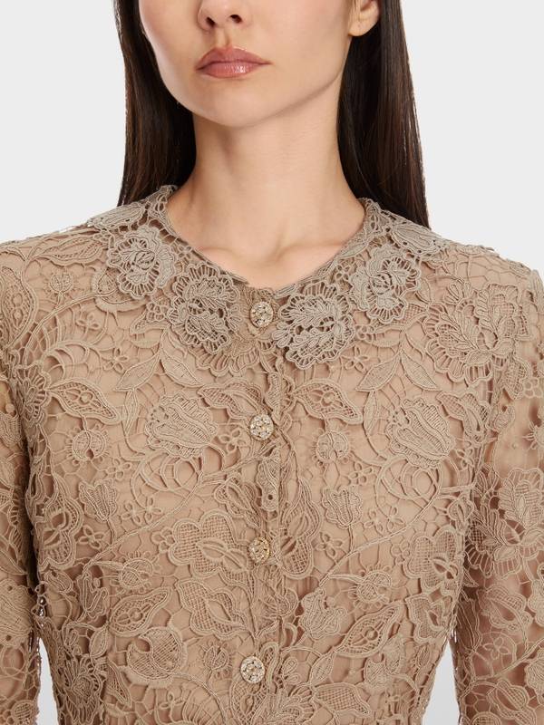 Marc Cain Kleid mit Guipure-Spitze Flash Sale