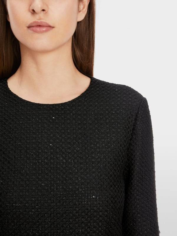 Marc Cain Glitzerndes Kleid mit Stickerei Begrenztes Angebot
