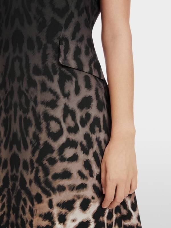 Marc Cain Kurzärmliges Leo-Kleid Online Shopping