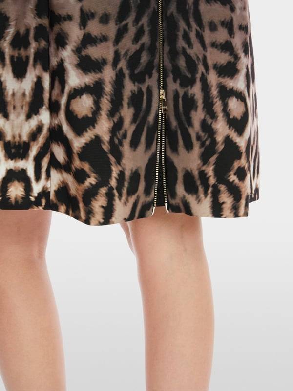 Marc Cain Kurzärmliges Leo-Kleid Online Shopping