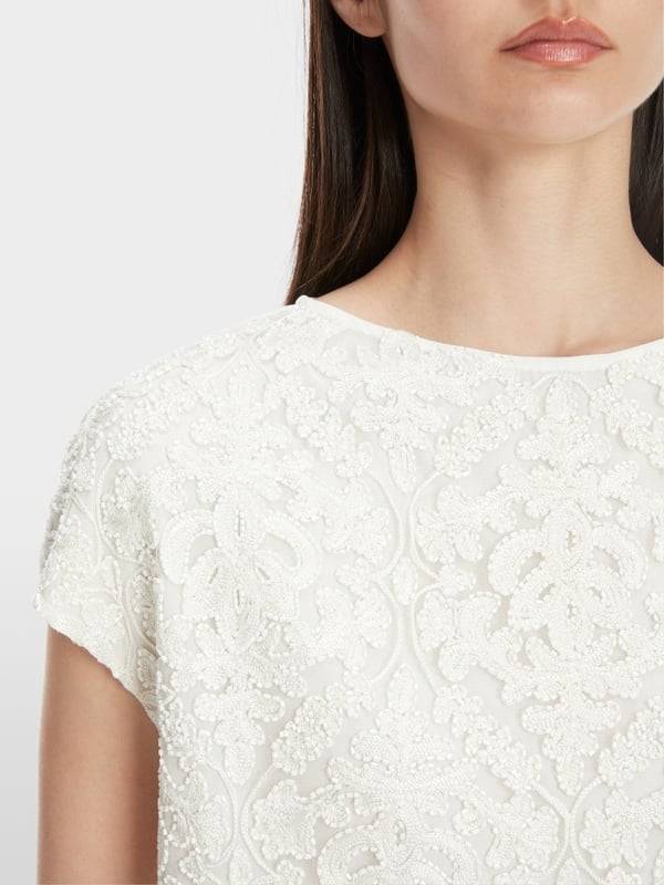 Marc Cain Voile-Bluse mit Stickerei Black Friday