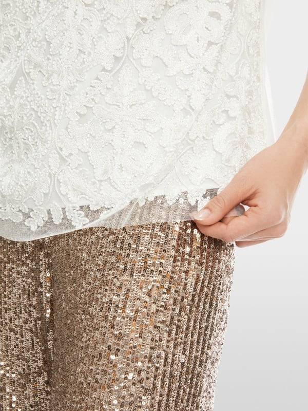 Marc Cain Voile-Bluse mit Stickerei Black Friday