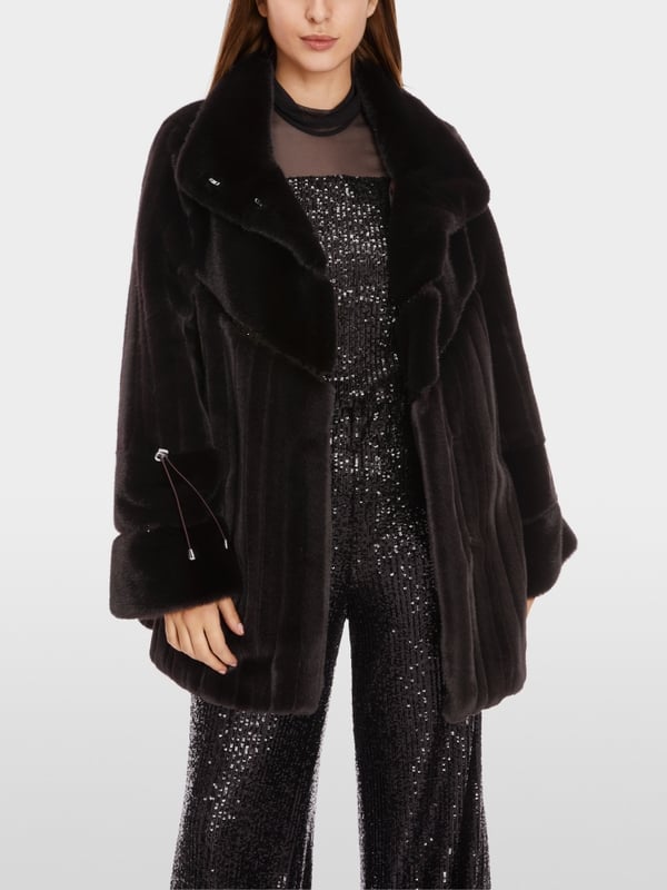 Marc Cain Outdoor-Jacke mit Fun Fur Jubiläumsangebot
