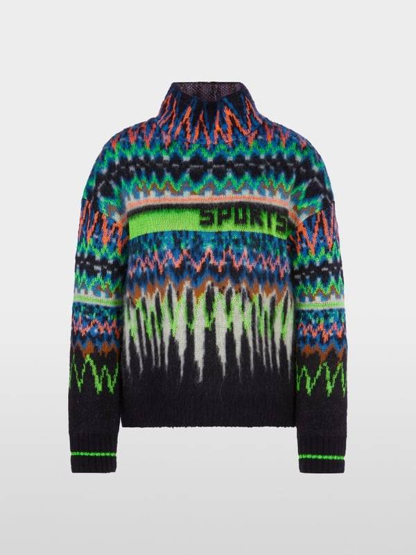Marc Cain Jacquard-Sweater Knitted in Germany Neuheiten