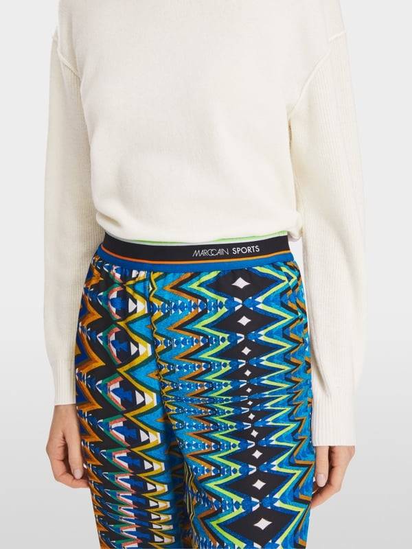 Marc Cain Modell WELBY - Hose mit Allover-Print Wochenangebot