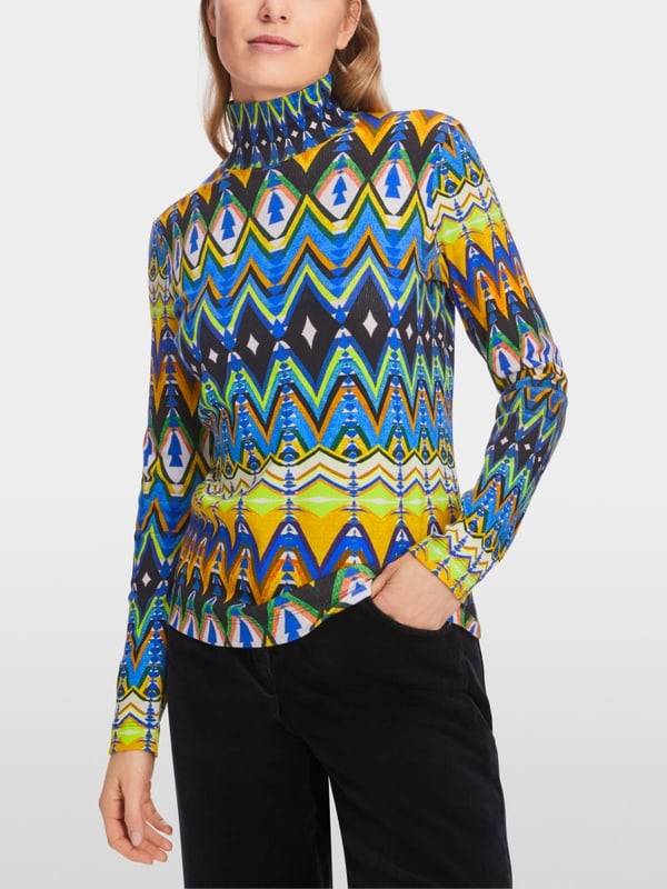 Marc Cain Longsleeve mit Allover-Dessin JETZT KAUFEN