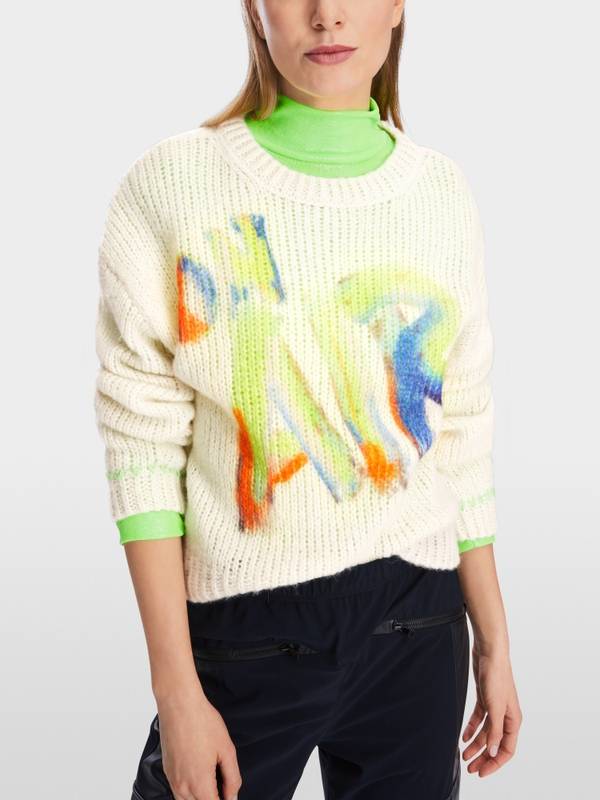 Marc Cain Strick-Sweater "Rethink Together" Nur für heute