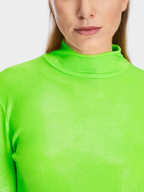 Marc Cain Longsleeve mit Glanz-Effekt Sonderangebot der Fabrik