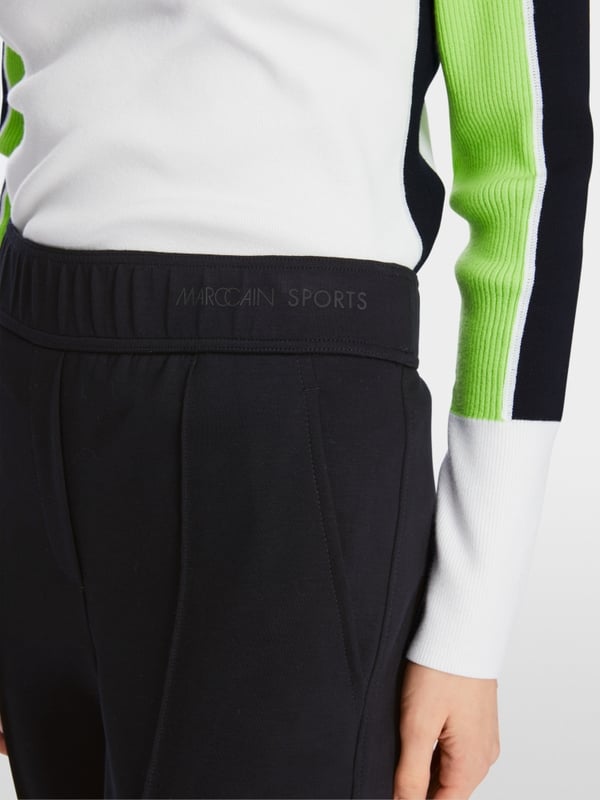 Marc Cain Modell WELBY - Jerseyhose mit Wide Fit Discount Store für neue Produkte