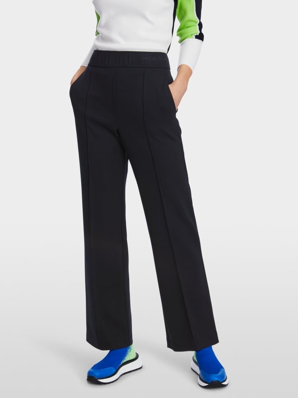 Marc Cain Modell WELBY - Jerseyhose mit Wide Fit Discount Store für neue Produkte