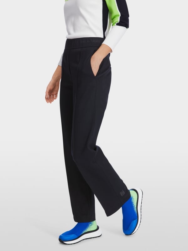 Marc Cain Modell WELBY - Jerseyhose mit Wide Fit Discount Store für neue Produkte